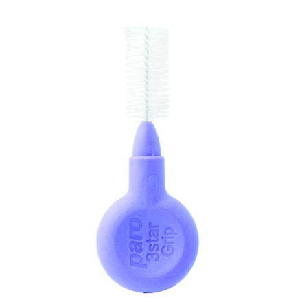 PARO 3STAR-GRIP HARD FOGKÖZTISZTÍTÓ KEFE - LILA 7 MM - 4 DB