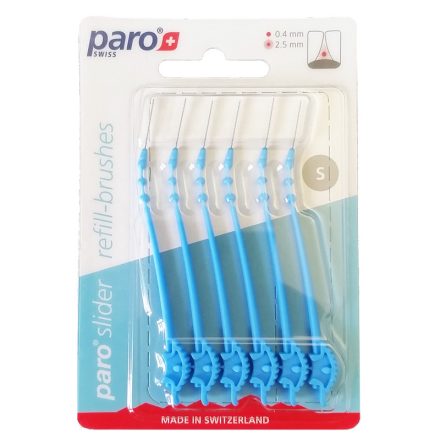 PARO SLIDER FOGKÖZTISZTÍTÓ PÓTFEJ S - 6 DB