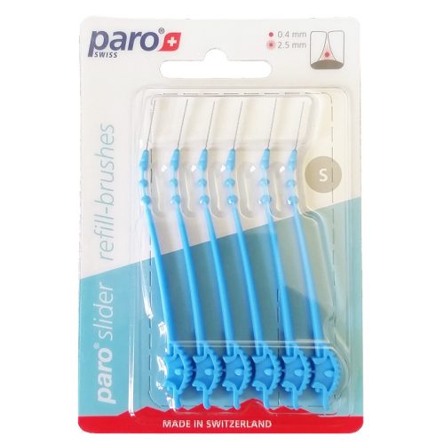 PARO SLIDER FOGKÖZTISZTÍTÓ PÓTFEJ S - 6 DB