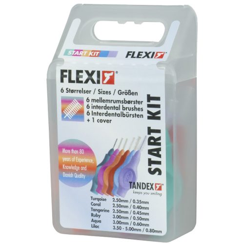   TANDEX FLEXI MAX FOGKÖZTISZTÍTÓ KEFE - VEGYES MÁRET - 6 DB