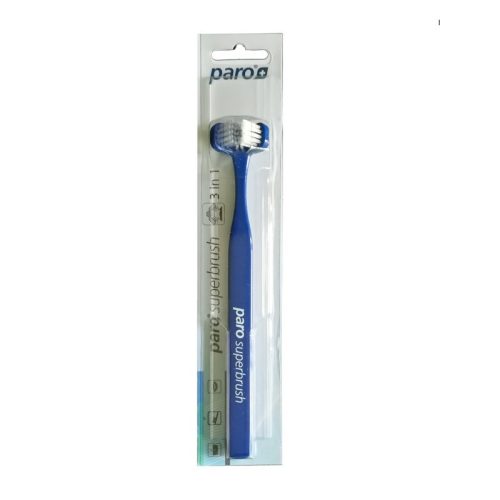 PARO SUPERBRUSH FOGKEFE SOFT - SÖTÉTKÉK