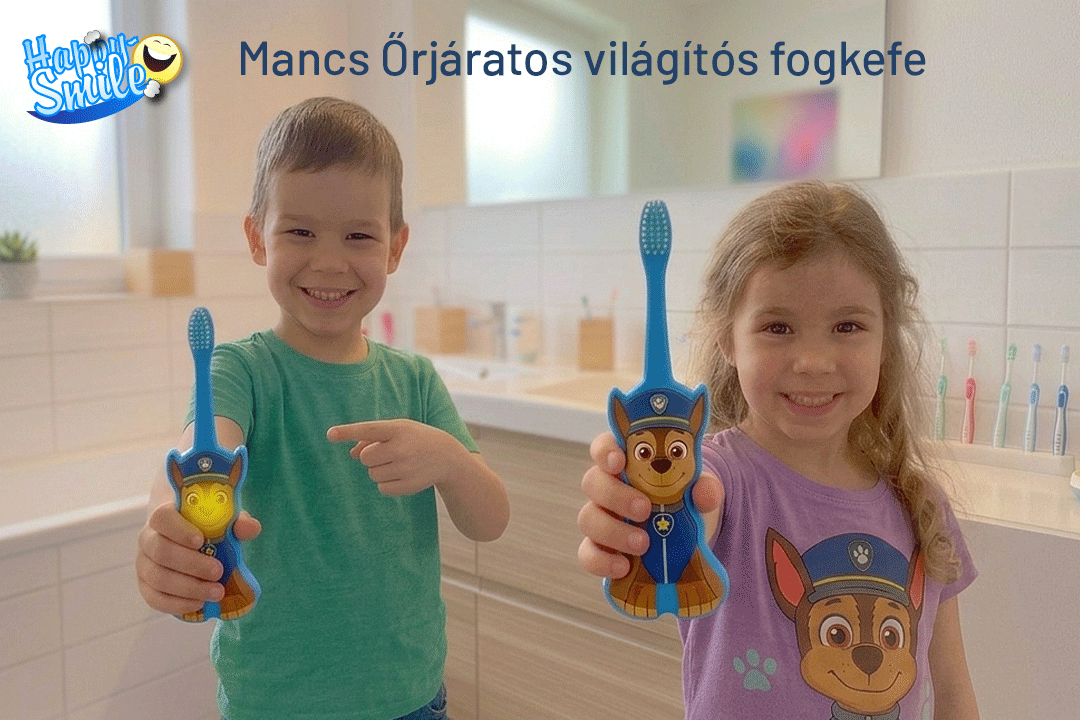 Mancs Őrjáratos világítós fogkefe – amikor a fogmosás végre nem küzdelem
